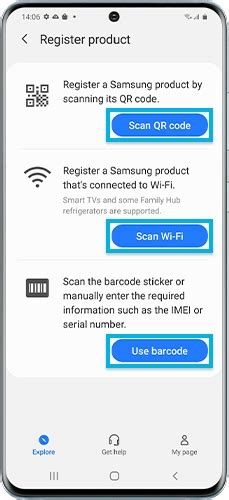 How to easily register your Samsung product.